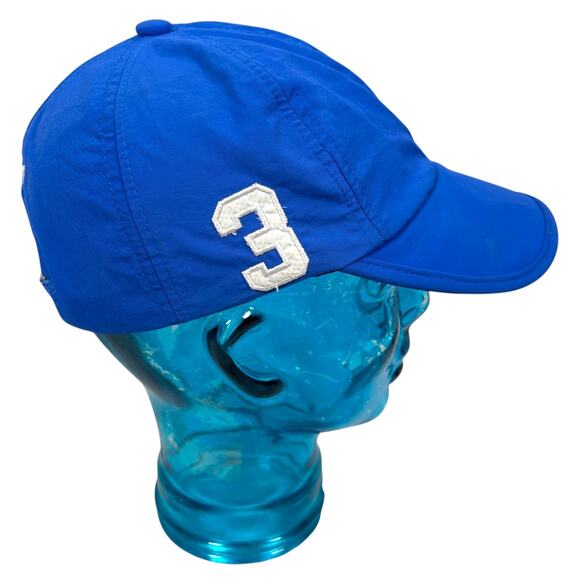 Polo Ralph Lauren Windbreaker Dad Hat One Size Blue Running Active Strapback Cap - Picture 2 of 10